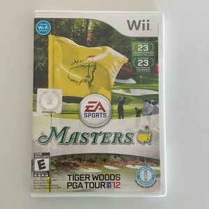 Nintendo Wii 2011 EA Sports Masters Tiger Woods PGA Tour 12 Video Game